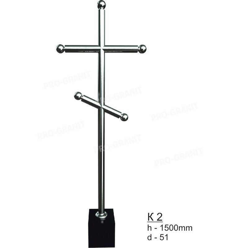 Крест из нержавеющей стали К-2