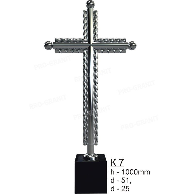 Крест из нержавеющей стали К-7