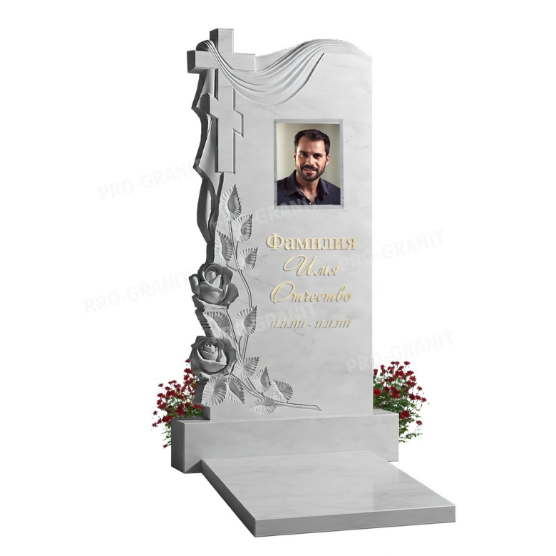 Памятник мраморный М-3